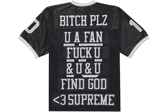 Supreme Find God Football Jersey Black