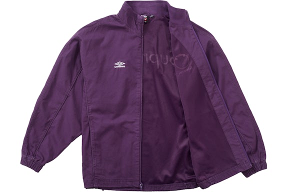 Supreme Umbro Cotton Ripstop Track Jacket (SS26) Plum