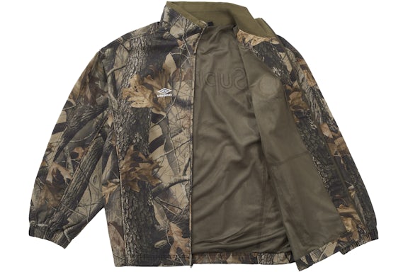 Supreme Umbro Cotton Ripstop Track Jacket (SS26) Realtree Hardwoods Camo