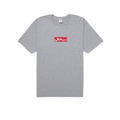 Supreme Arabic Box Logo Tee Heather Grey
