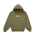Supreme Box Logo Hooded Sweatshirt Olive