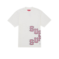 Supreme Cracked Spellout S/S Top White