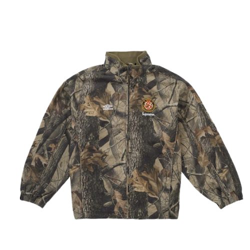 Supreme Umbro Cotton Ripstop Track Jacket (SS26) Realtree Hardwoods Camo