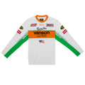 Supreme Vanson Leathers L/S Top White