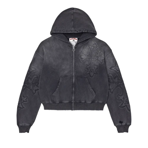 Vale Forever Carver Zip Up Hoodie Black