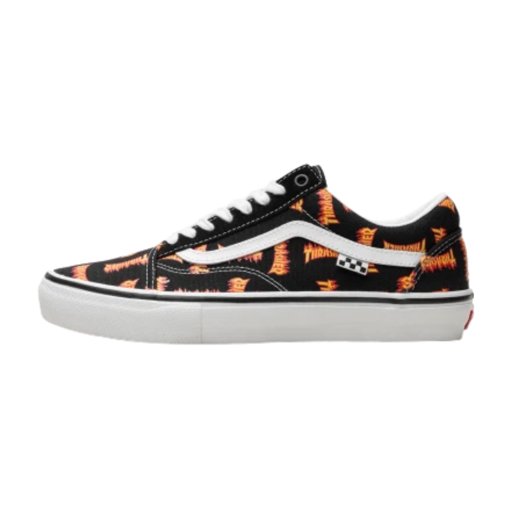 Vans Old Skool Thrasher All Over Flame Logo