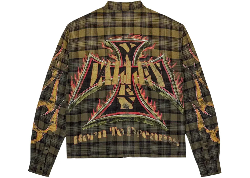 Vale Forever Reborn Flannel Green