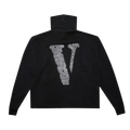 Vlone Friends Rhinestone Hoodie Black