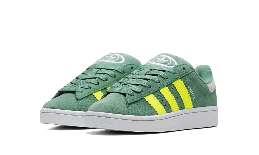 Adidas Campus 00s Green Solar Yellow