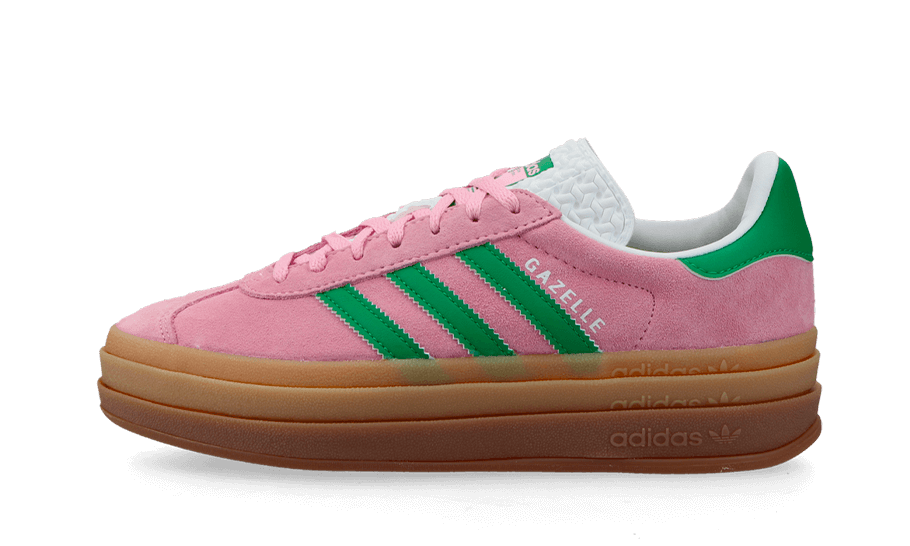 Adidas Gazelle Bold True Pink Green Cloud White