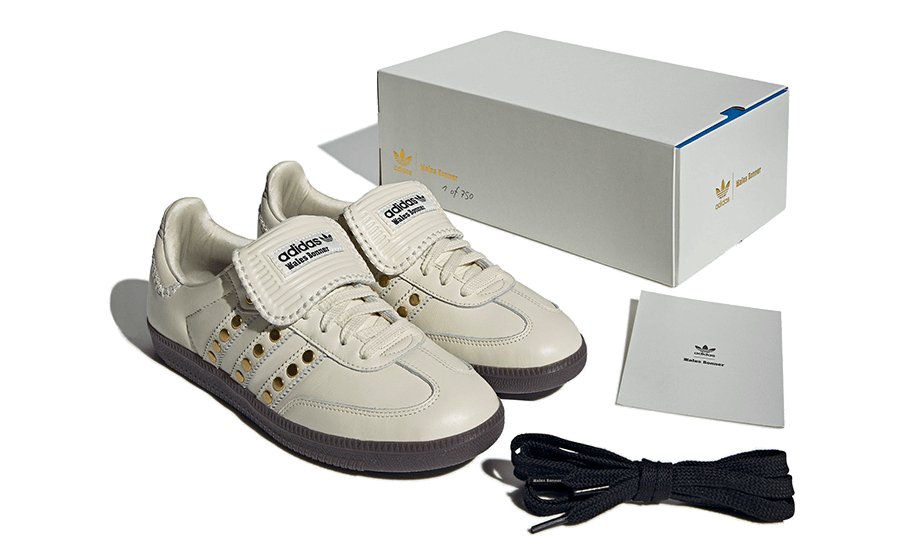 Samba Wales Bonner Studded Pack Cream White