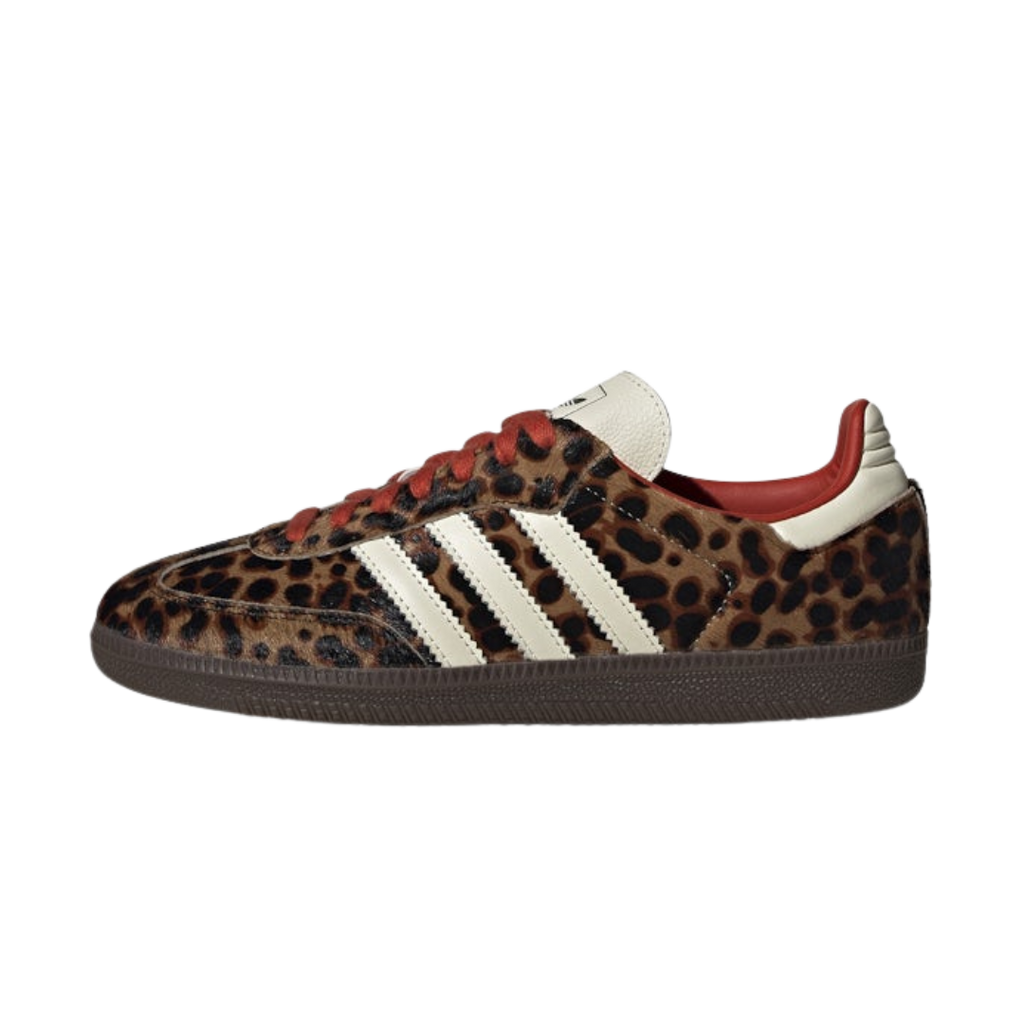 Adidas Women's Sneakers Samba OG Preloved Red Leopard