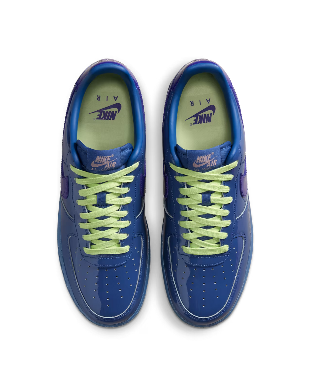 Nike Air Force 1 Low Patent Leather Mystic Navy Grape Ice