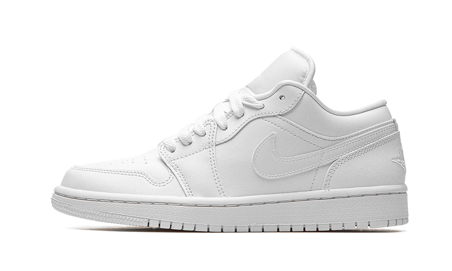 Air Jordan 1 Low Triple White Patent Swoosh (2022)