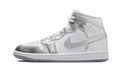Air Jordan 1 Mid Crinkled Chrome
