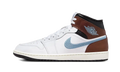 Air Jordan 1 Retro Mid SE Brown Blue Grey