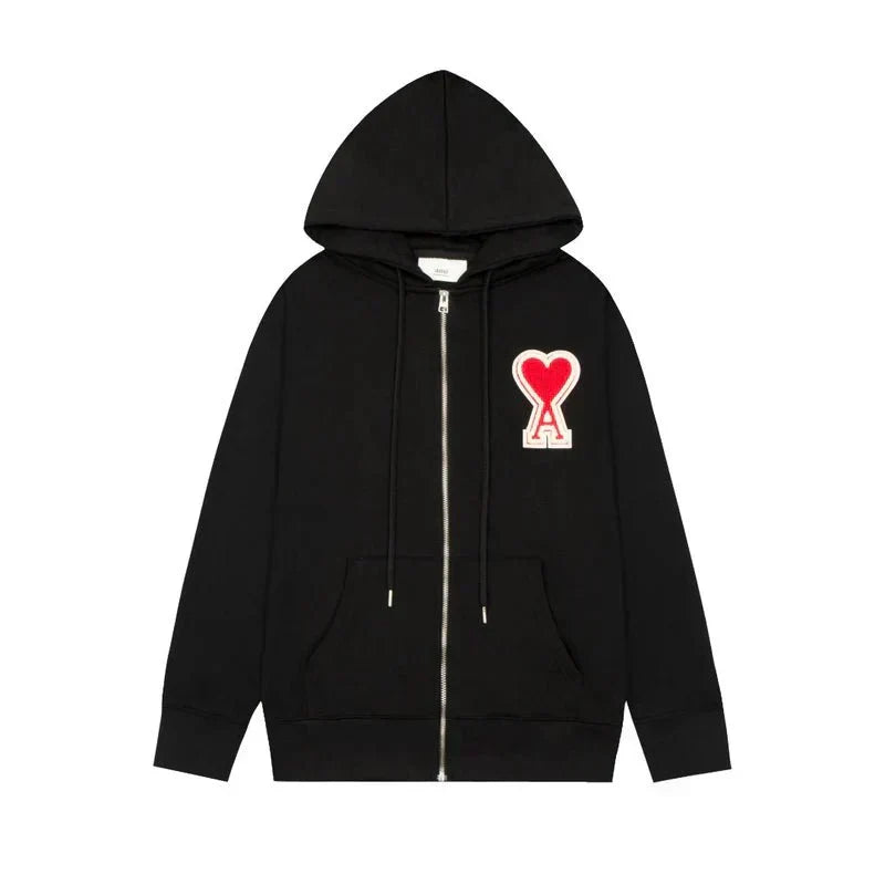 Ami Black Zipper