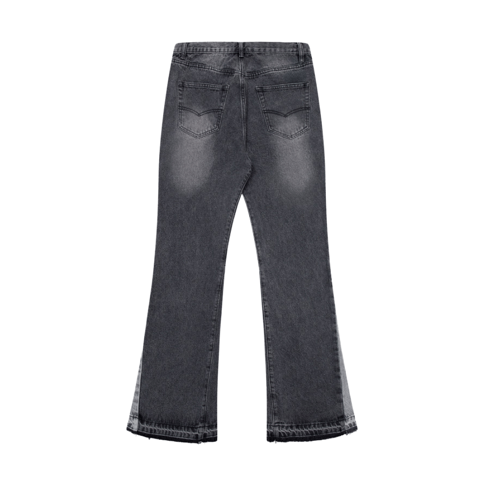 CHARCOAL FLARE DENIM