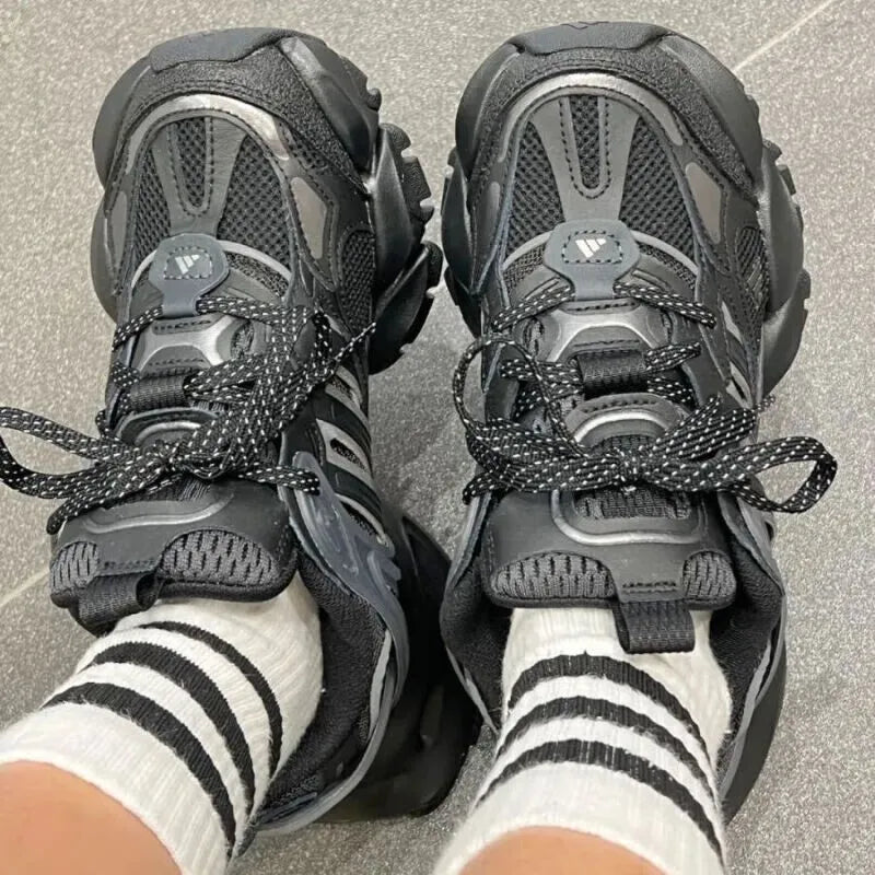 adidas XLG Runner Deluxe Black Grey