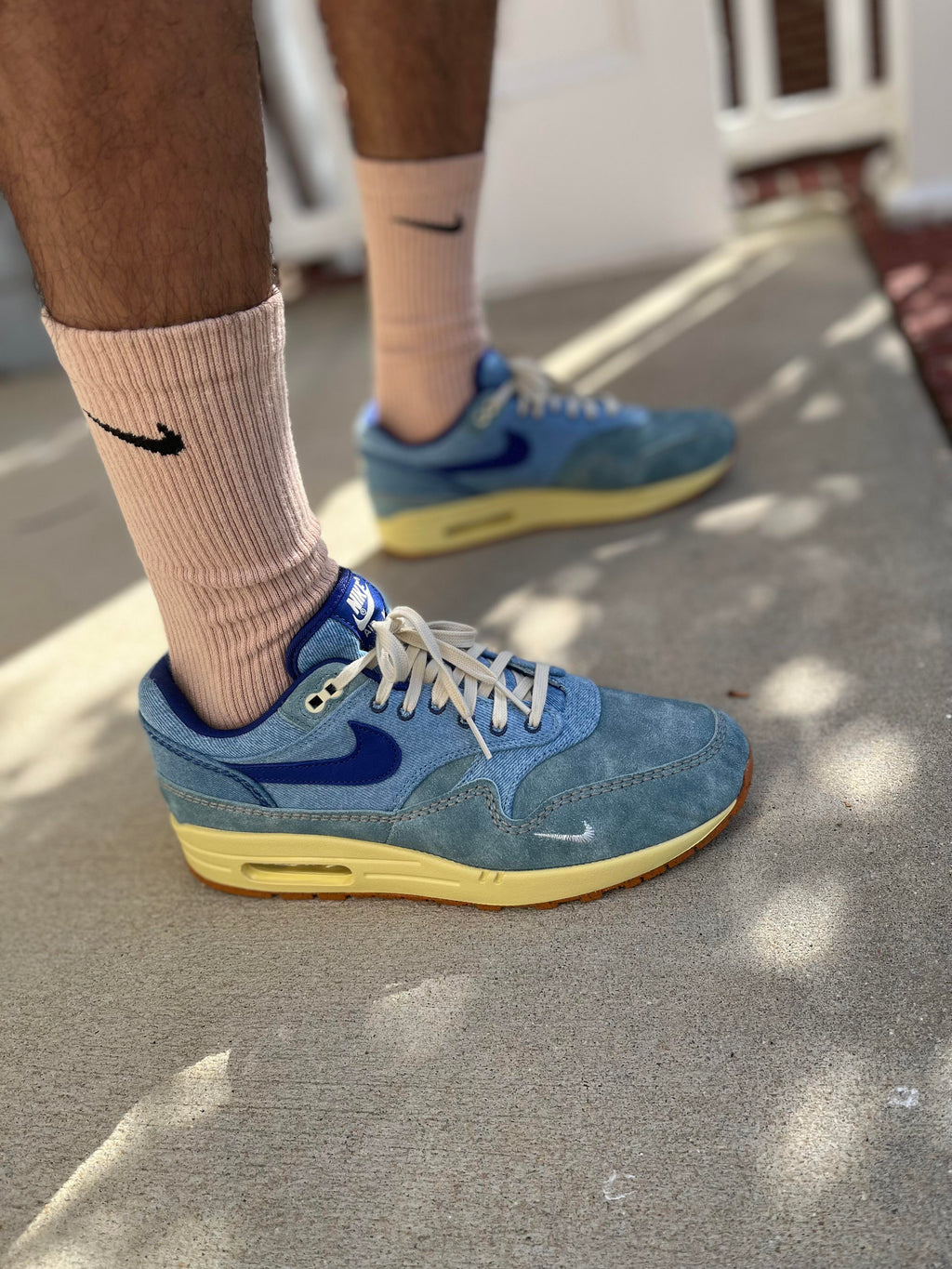Nike Men's Sneakers Air Max 1 PRM Dirty Denim