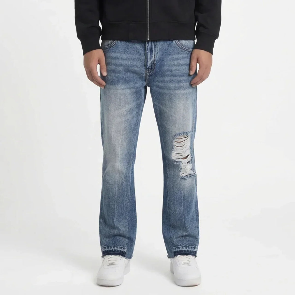 Ripped Aure Flared Jeans