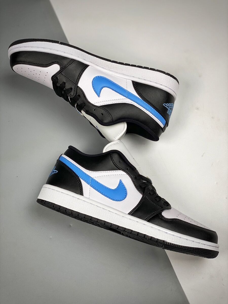 Air Jordan 1 Low Black University Blue
