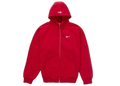 Supreme Nike Zip Up Hooded Sweatshirt Red