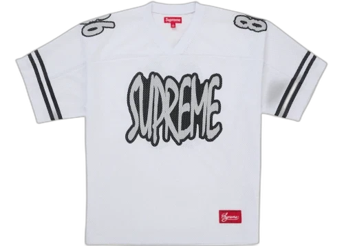 Supreme Reflective Football Jersey White