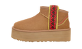 UGG Classic Ultra Mini Braid Boot Chestnut