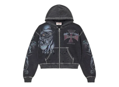 Vale Forever Hardy Boyz Zip Up Hoodie Black